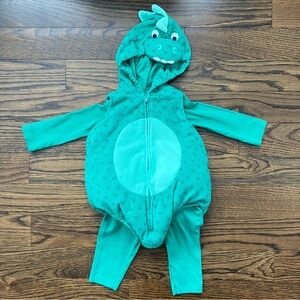 Green Dinosaur Costume, 12M